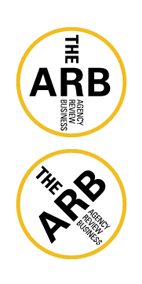 The ARB logo at different angles