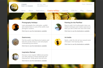 The Creative Holidays Section