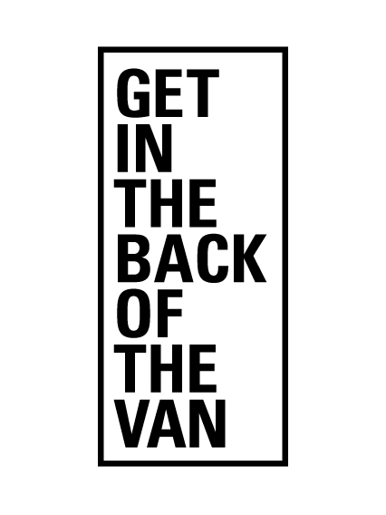 The Get In The Back Of The Van logo