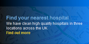 Closeup of the home page