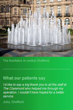 The hospital section