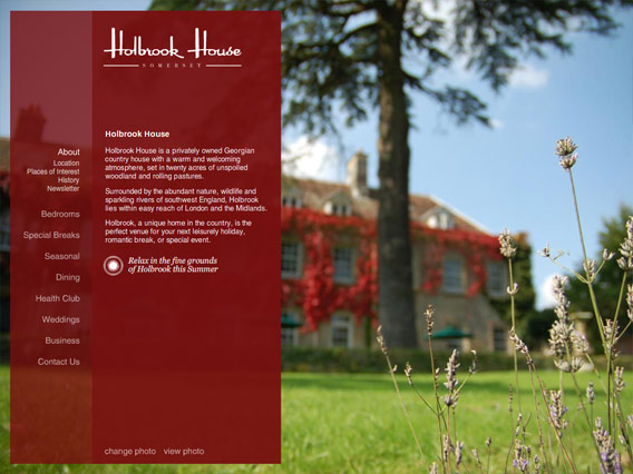The Holbrook House home page