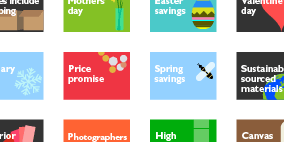 The homepage icons