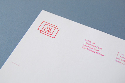 The VuCall letterhead