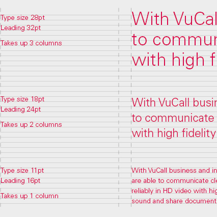 The VuCall brand guidelines
